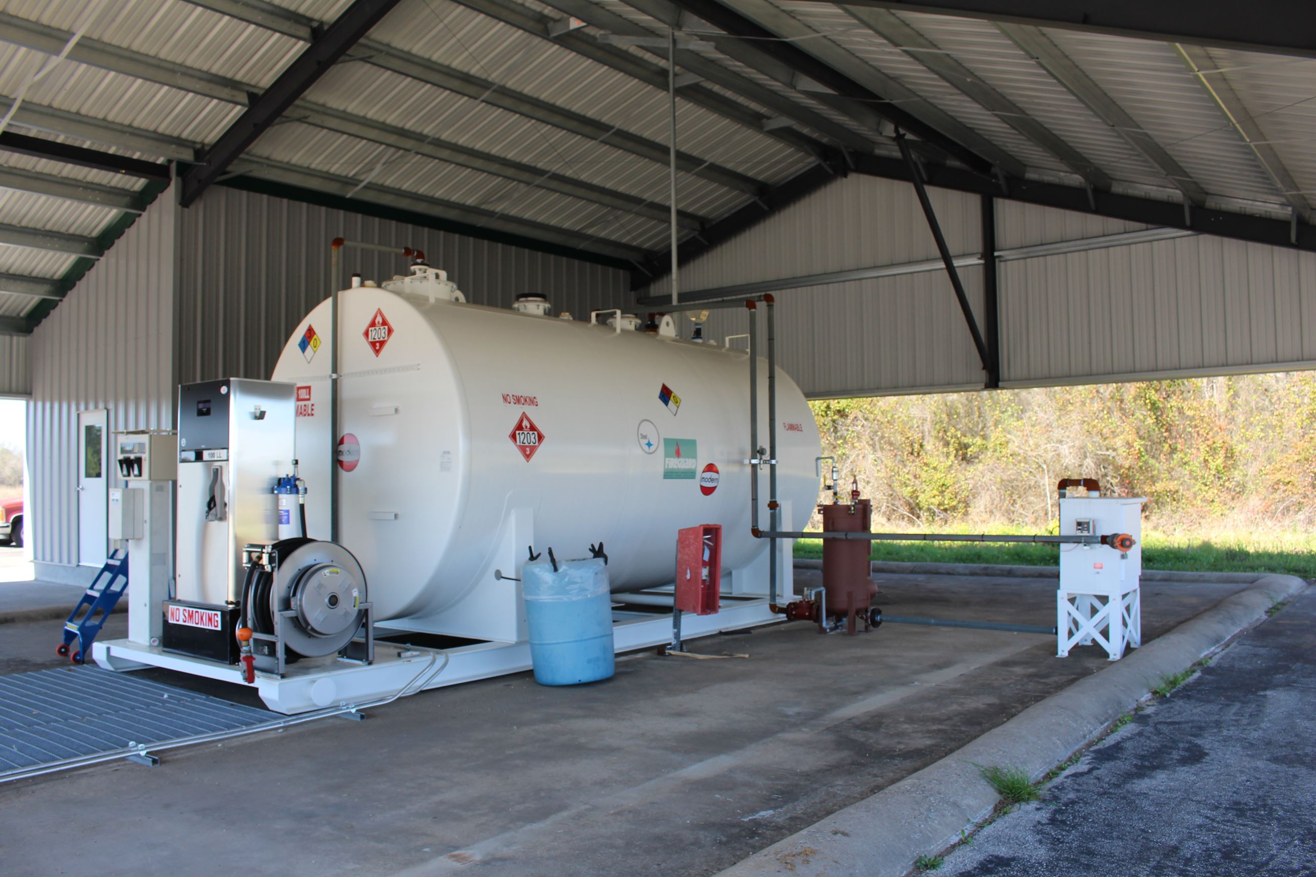 Livingston Municipal Airport Fuel Tank
