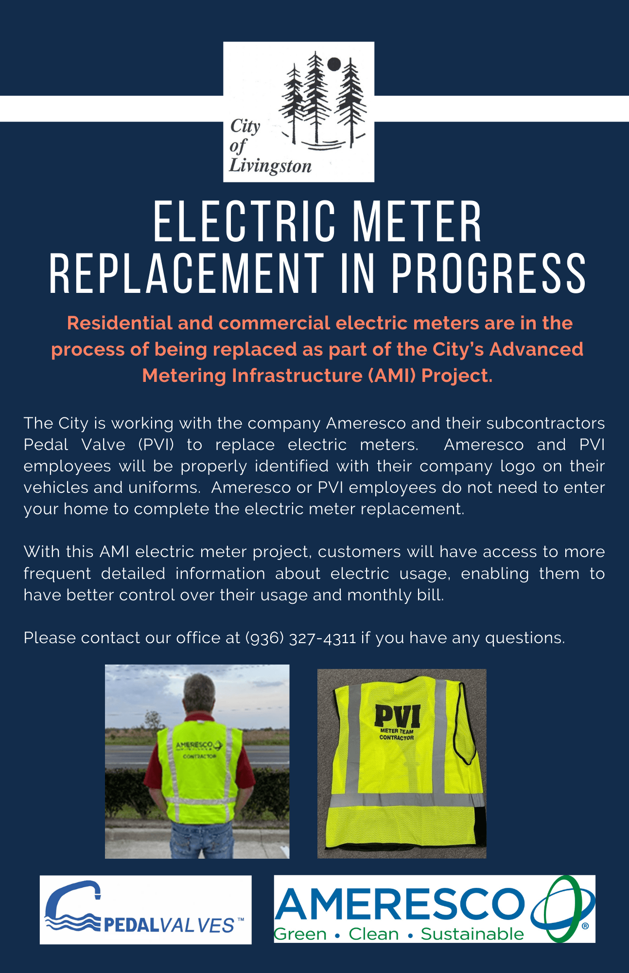 Electric Meter Replacements in Progress 6-28-2024