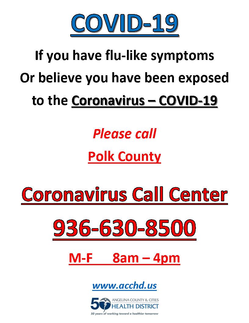 ACCHD Call Center Polk County COVID-19