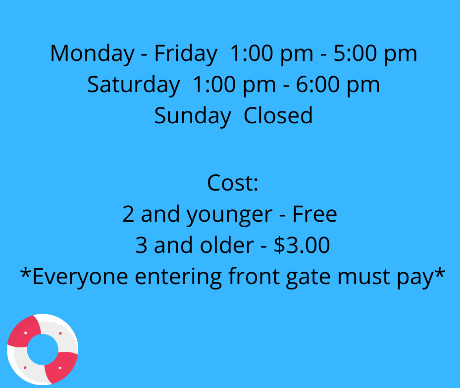 Matthews Street Pool Hours of Operation 2022